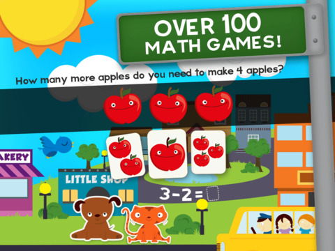 Животный Math Детский Сад Math Игры Для Детей