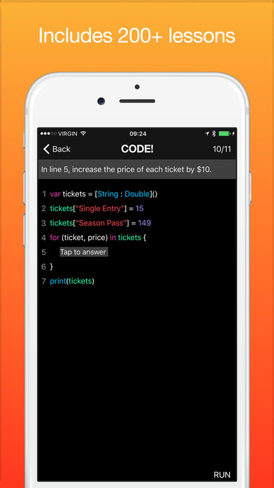 Code! Learn how to program - Swift EDU Version screenshot 3