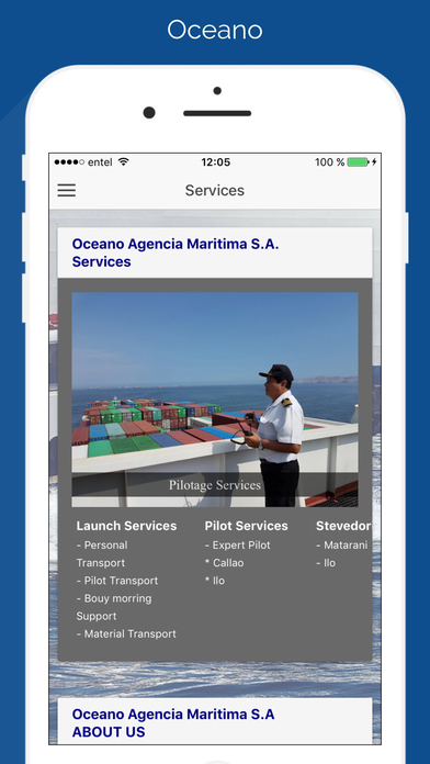 Oceano Agencia Maritima SA screenshot 3