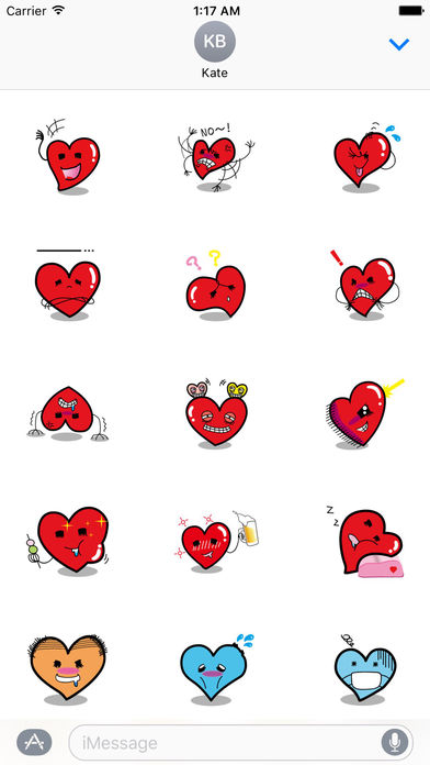 Heart Emoji Sticker screenshot 2
