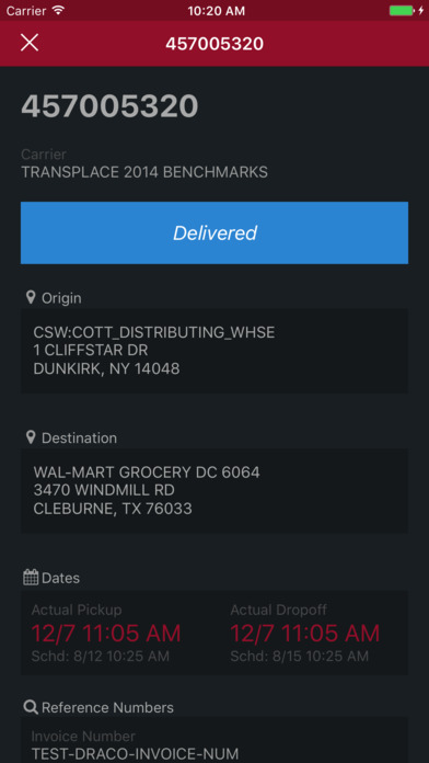 Transplace - TMS Mobile screenshot 3