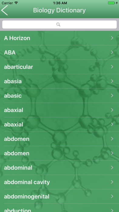 Biology Dictionary Offline - Advance Biology screenshot 3