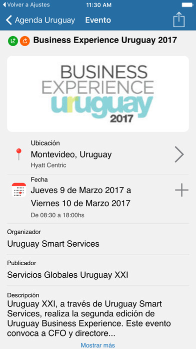 Agenda Uruguay screenshot 2