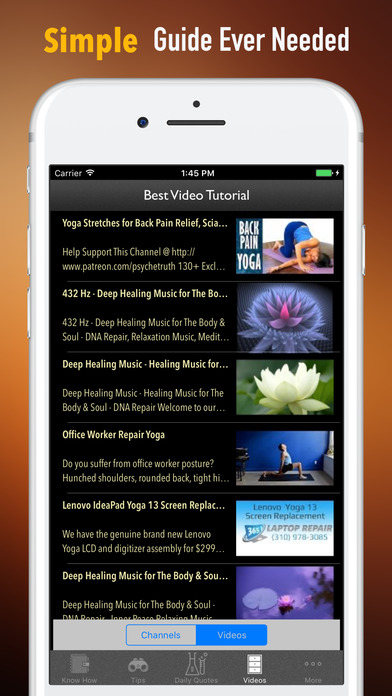 Repair Yoga 101-Beginner Tips and Free Video screenshot 2