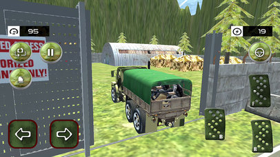 Furious Army Cargo Truck Driving Game screenshot 3