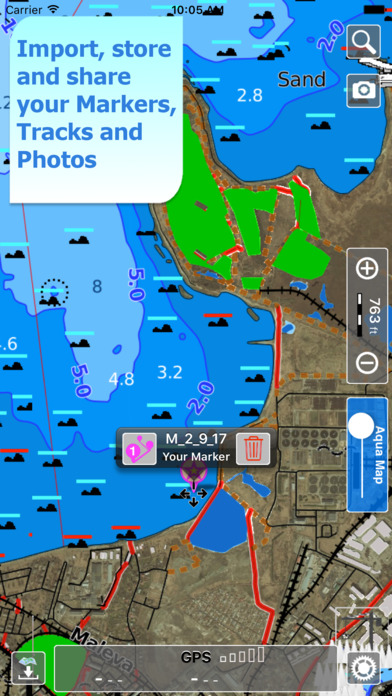 Aqua Map Estonia, Nautical GPS screenshot 2