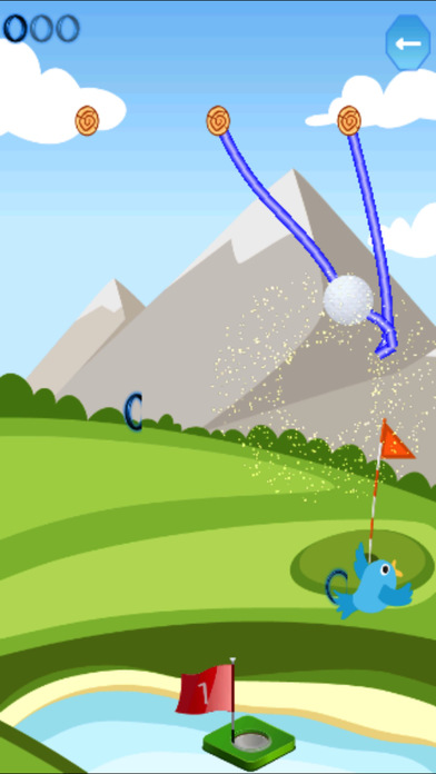 A Crazy Golf Ball On The Rope PRO screenshot 2