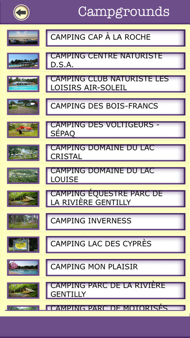 Quebec Campgrounds & Hiking Trails,State Parks screenshot 3