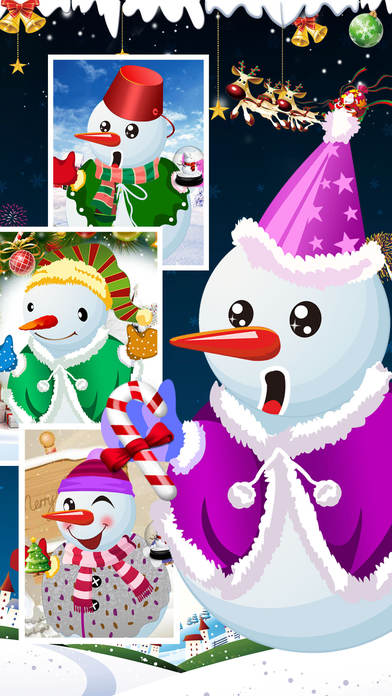 Makeover snowman - Fun design game for kids screenshot 4