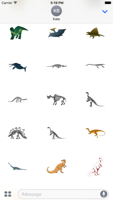 Sticker dinosaur screenshot 3