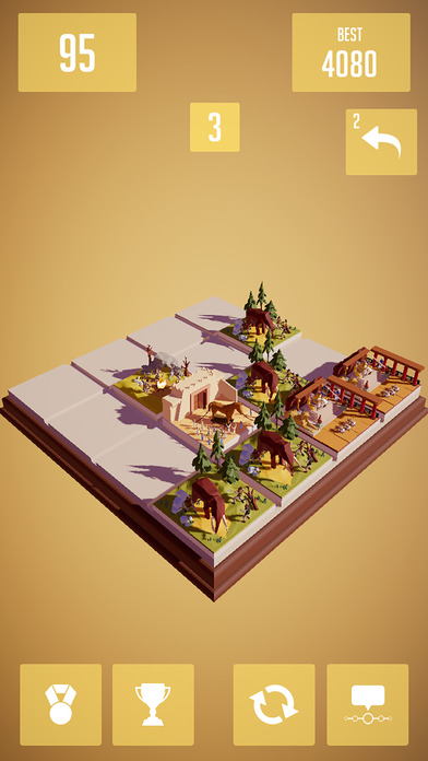 History 2048 - 3D puzzle number game screenshot 3