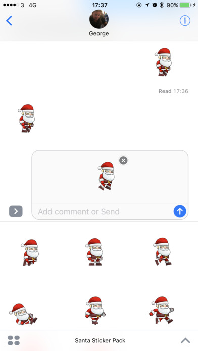 Santa Sticker Pack screenshot 3