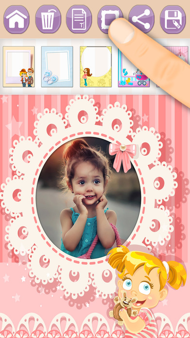 Baby photo frames for kids - Pro screenshot 2