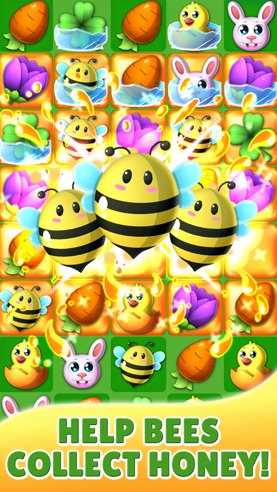 Easter Bunny Swipe: Match 3 Eggs screenshot 4