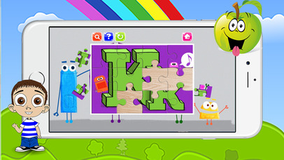Colorful Alphabets - Jigsaw Sliding Games for Kids screenshot 4