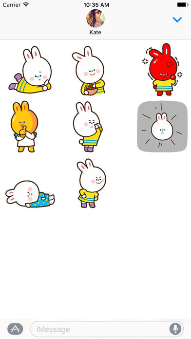 Cooky Bunny - Animated GIF Stickers screenshot 2