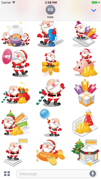 Stickers Merry Christmas Beautiful screenshot 3