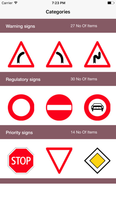 Switzerland Road Traffic Signs screenshot 2
