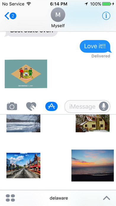 Delaware Stickers for iMessage screenshot 3