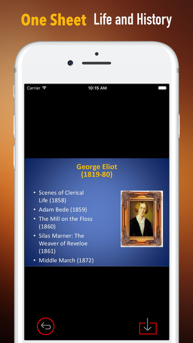 Biography and Quotes for George Eliot screenshot 2