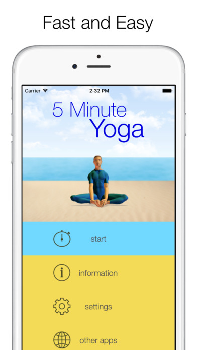 5 Minute Yoga - quick workouts for flexibility Screenshot