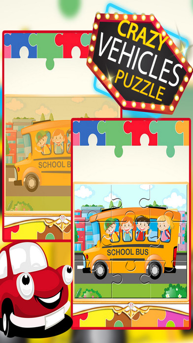 Puzzle: Crazy Vehicles Puzzle screenshot 3