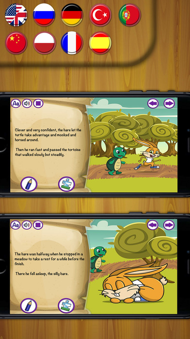 Turtle and Rabbit Classic Short Stories – Pro screenshot 3