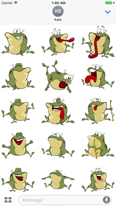 Happy Toad Stickers screenshot 2