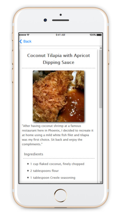 Pan-Fried Tilapia Recipes screenshot 4