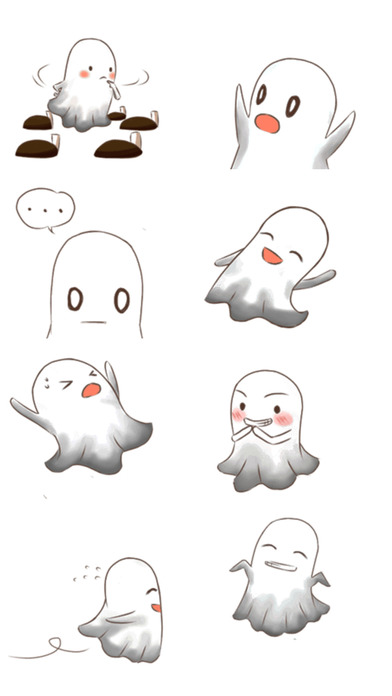 Little Ghost Stickers screenshot 4