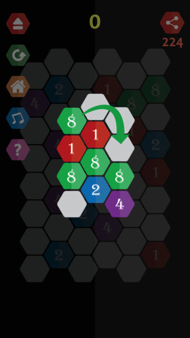 Connect Cells - Hexa Puzzle screenshot 2