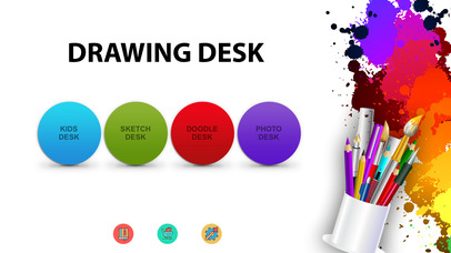 Screenshots of Drawing Desk - Draw, Paint, Doodle & Sketch board for iPhone