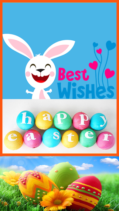 Easter Bunny Greeting Cards App - Free ecards 2017 screenshot 4