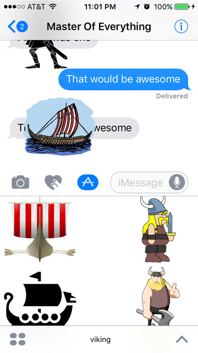 Viking Stickers : Not From Minnesota screenshot 3