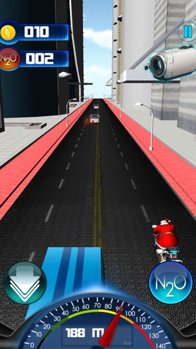 Santa Motorbike Racer - Kids Santa Gift Collection screenshot 4