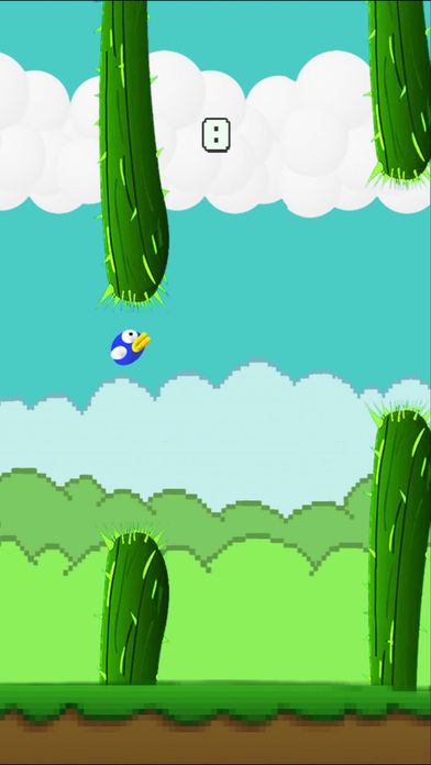 Scream bird :new play of voice classic flappy game screenshot 2