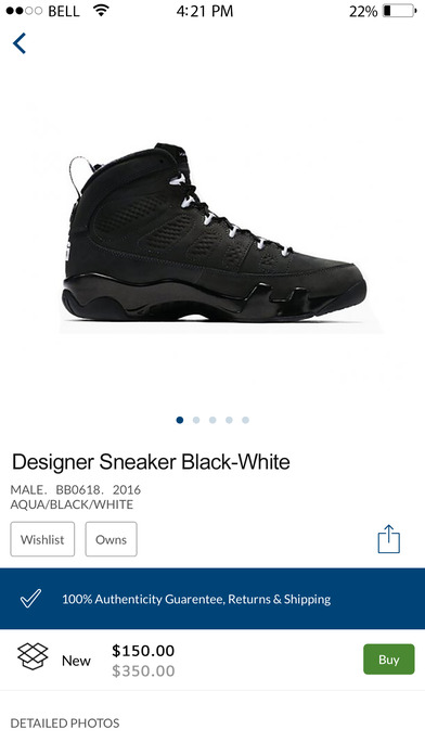 Intrad-online sneaker shopping screenshot 2