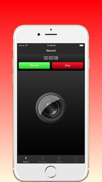 xRec Recorder  - Touch One Audio Record Pro screenshot 2