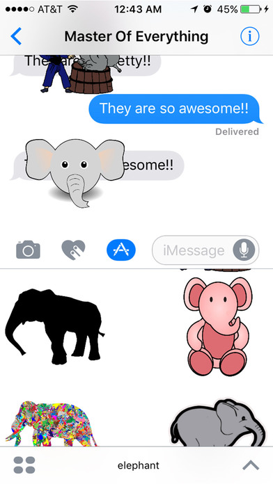 Elephant Stickers : Asia & Africa's Gentle Giants screenshot 3