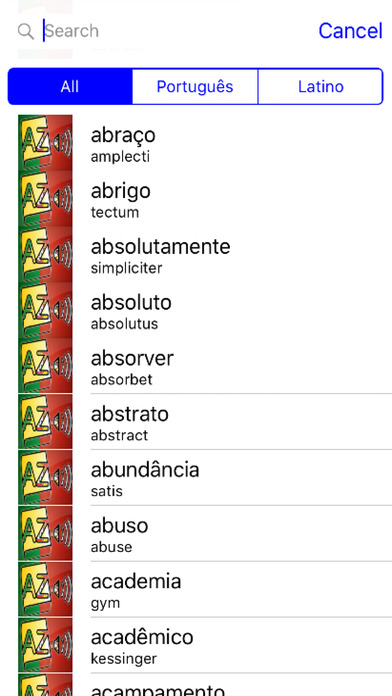 Audiodict Dicionário Português Latino Áudio screenshot 2