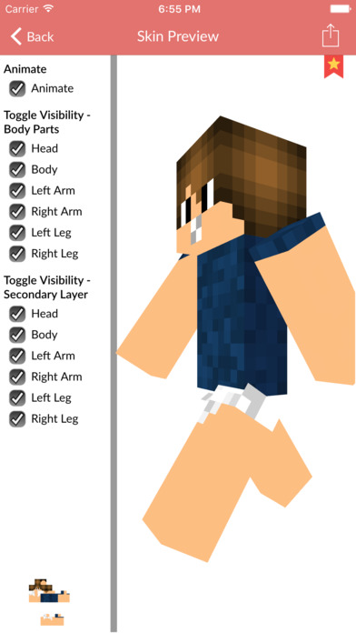 Creative Baby Skins for Minecraft Pocket Edition screenshot 2