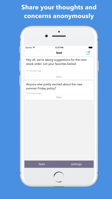 Posta - Anonymous messaging in your workplace screenshot 2