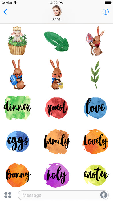 Watercolor Easter - Lovely Sticker Collection screenshot 3