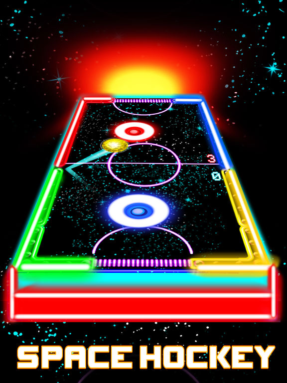 App Shopper Glow Hockey HD 2 Player Neon Light Air
