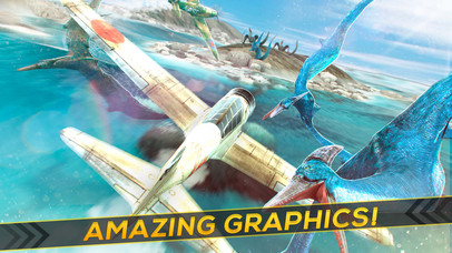 Airplanes vs Jurassic Dragons: Monsters Island screenshot 2
