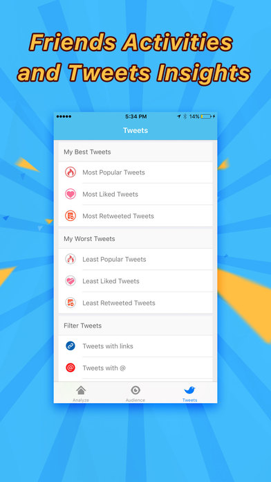 Followers for Twitter -Tweet Likes Growth Monitor screenshot 2