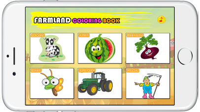 Farmland Coloring Book for Kids screenshot 2