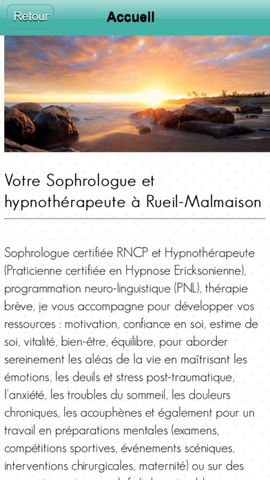 Laurence Lebigre Sophrologue Hypnothérapeute screenshot 2