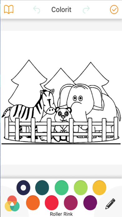 Coloring Pretty Zoo for kids screenshot 2
