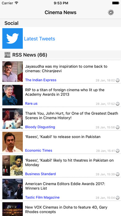 FREE Cinema News with Notifications screenshot 2